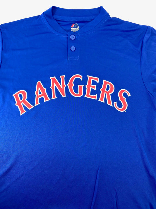 Texas Rangers 2014 MLB Youth Lg. Cool Base NOS Blue T-Shirt