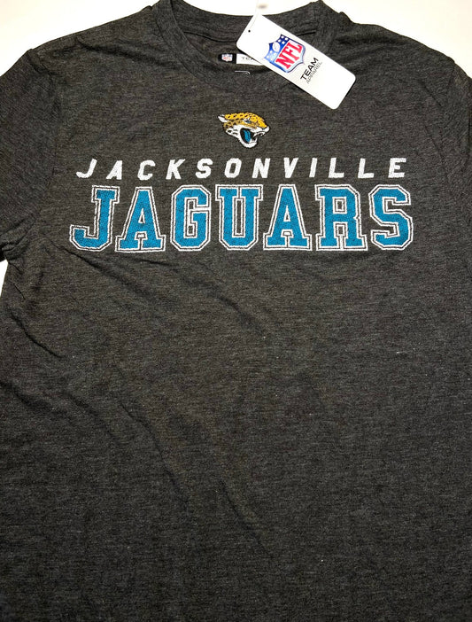 Jacksonville Jaguars 2016 NFL Adult Small Dark Gray NOS Logo T-Shirt