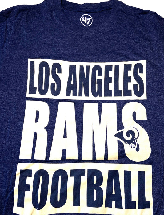 Los Angeles Rams NFL Blue Adult Small Long Sleeve NOS T-Shirt
