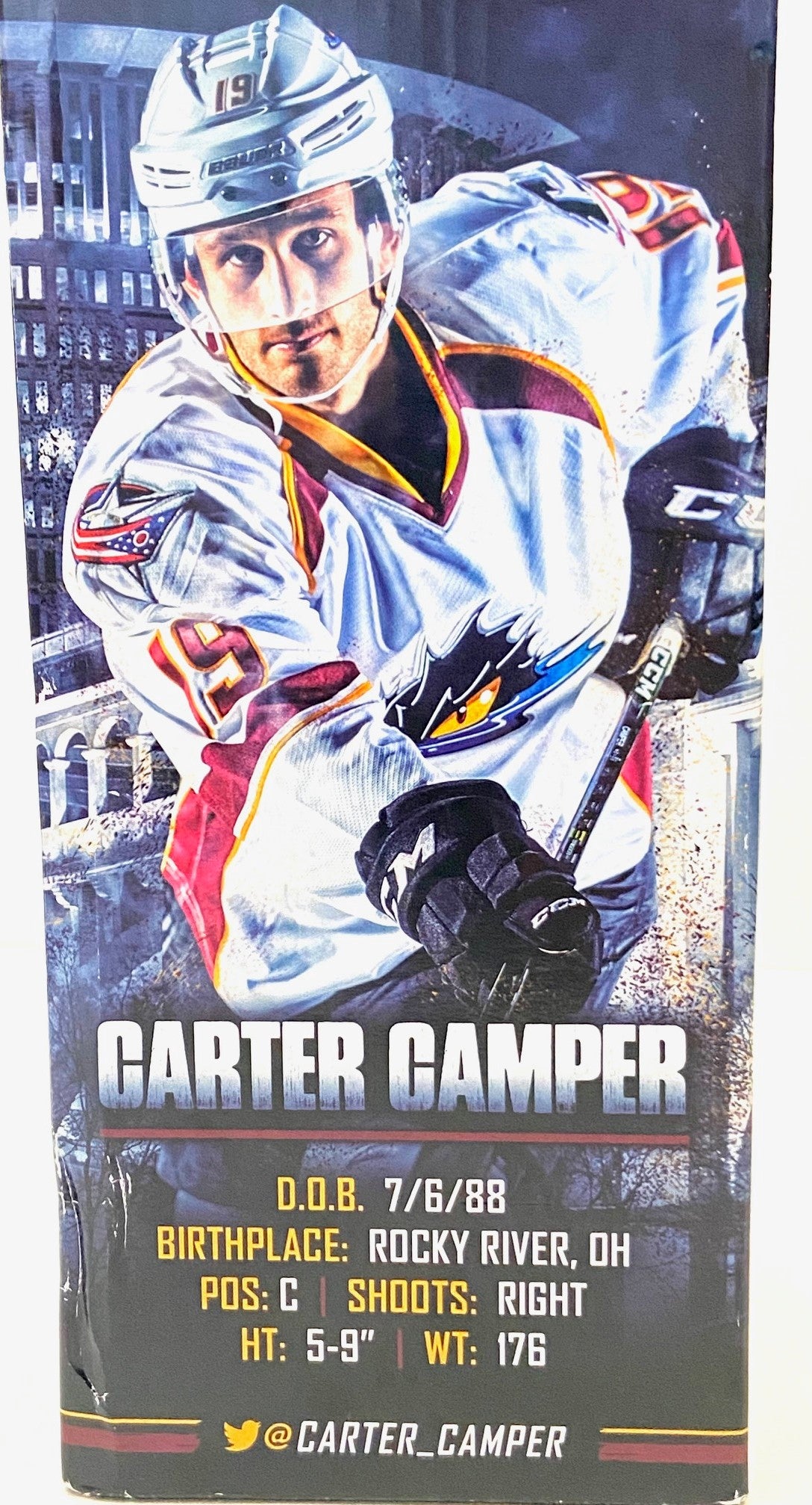 Carter Camper 2018 AHL Cleveland Monsters Bobblehead