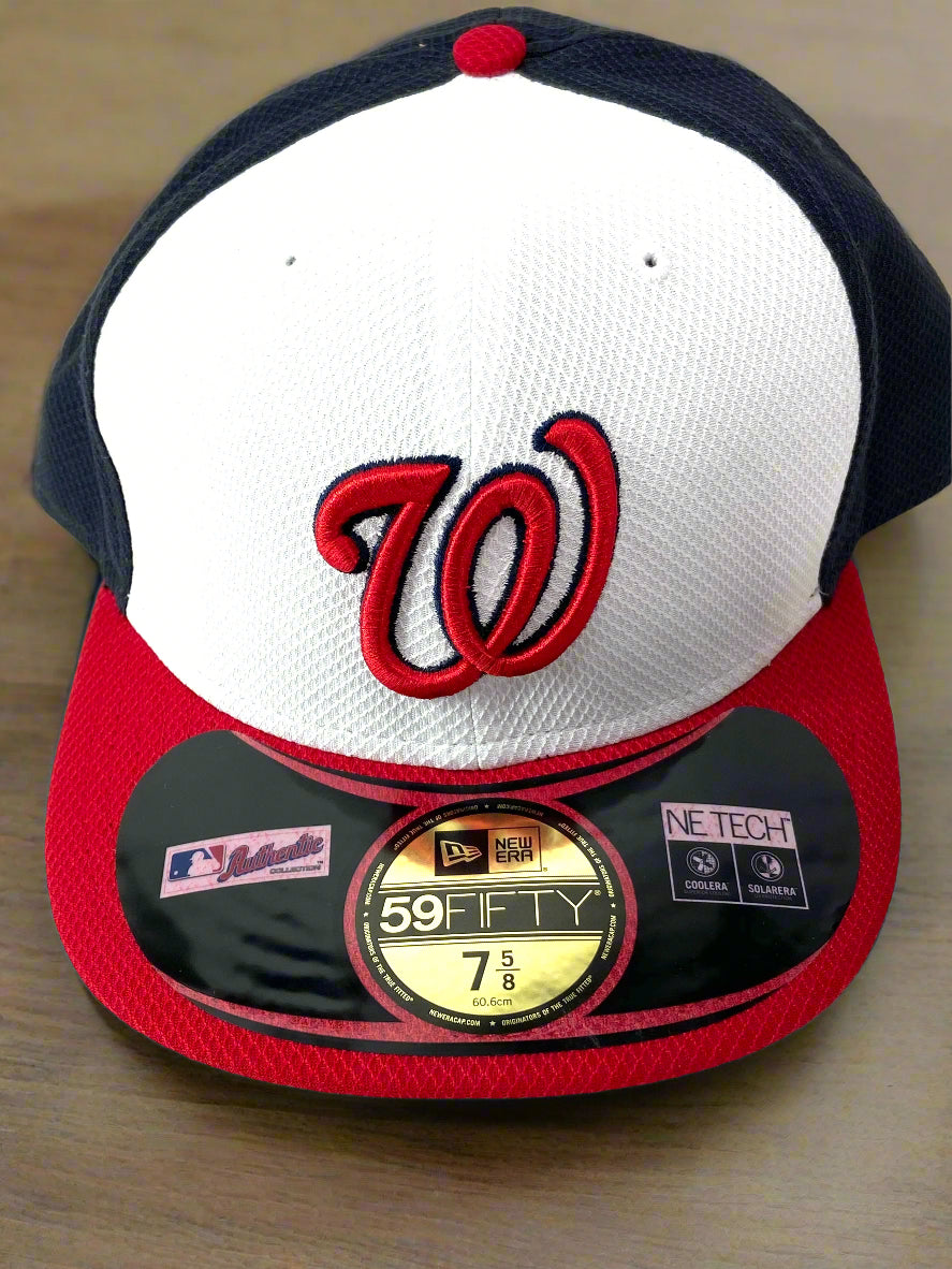 Washington Nationals MLB 59Fifty Fitted NOS Mesh Logo Cap