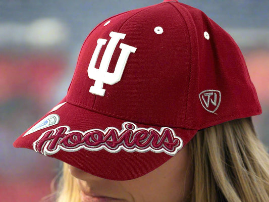 Indiana Hoosiers NCAA Team Color One-Fit Stretch NOS Ball Cap