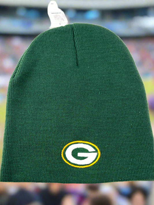 Green Bay Packers NFL Cuffless Team Color NOS Knit Hat