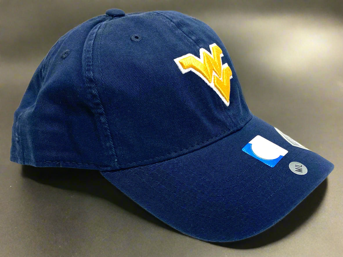 West Virginia Mountaineers NCAA One Fit NOS "Relaxer" M/L Ball Cap