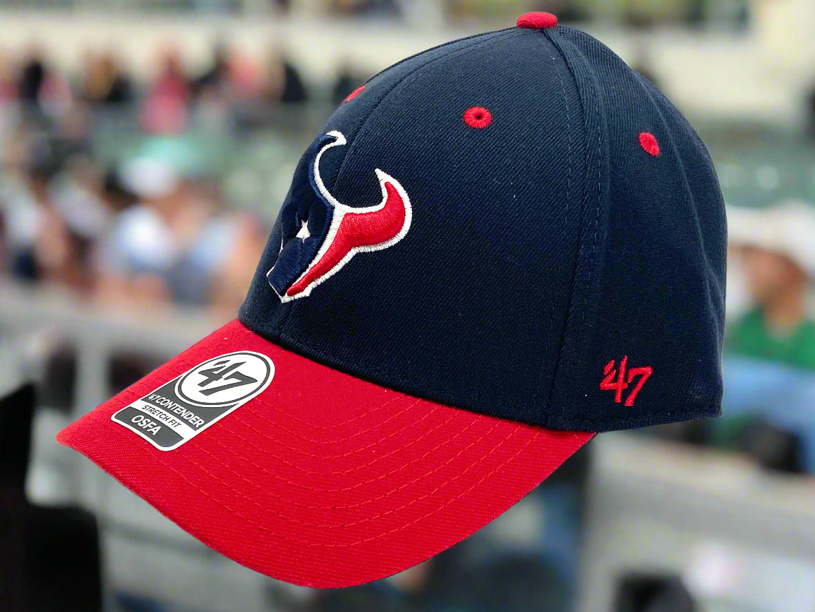 Houston Texans NFL Kick Off Contender Stretch Fit 10% Wool Cap