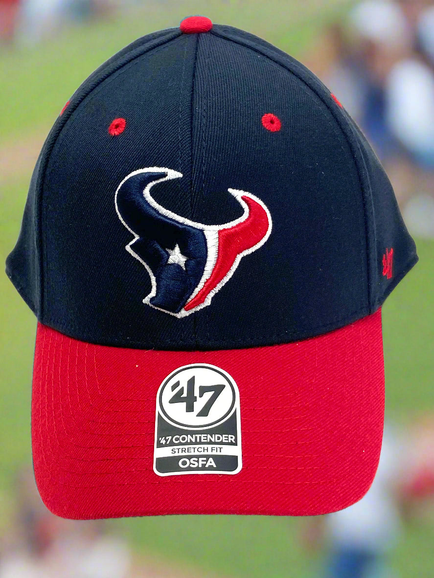 Houston Texans NFL Kick Off Contender Stretch Fit 10% Wool Cap