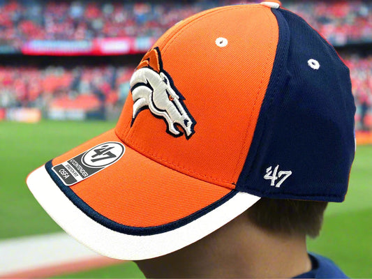 Denver Broncos NFL Contender "Crash Line" Stretch Fit Cap