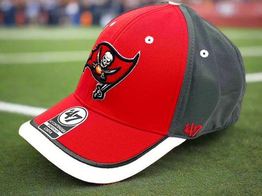 Tampa Bay Buccaneers NFL Contender "Crash Line" Stretch Fit Cap