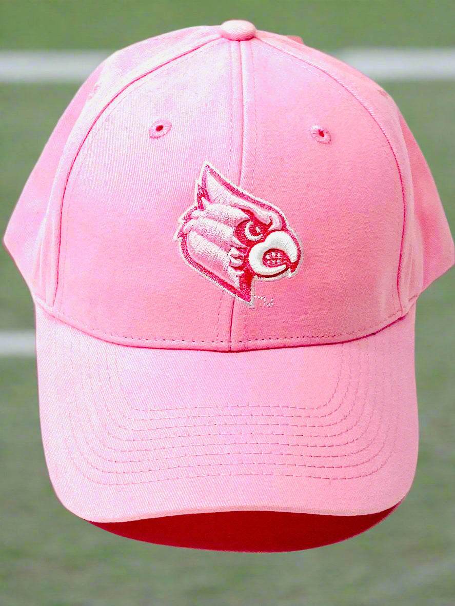 Louisville Cardinals 2017 NCAA Women's Pink NOS Embroidered Hat.