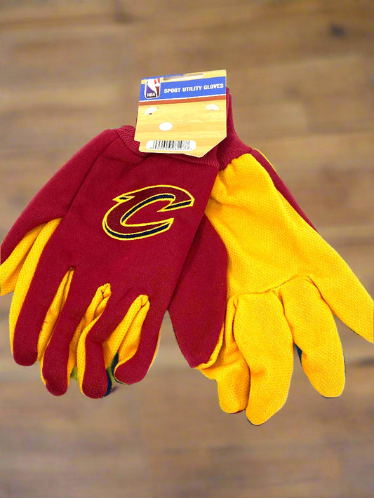 *(E12) Cleveland Cavaliers NBA Sport Utility Work Gloves