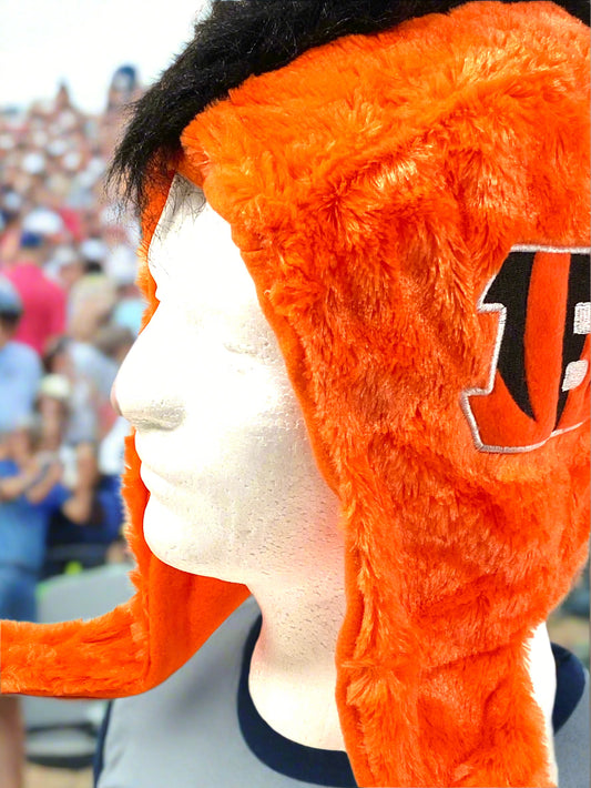 (*F3) Cincinnati Bengals NFL 2012 Mohawk Short Thematic NOS Dangle Hat