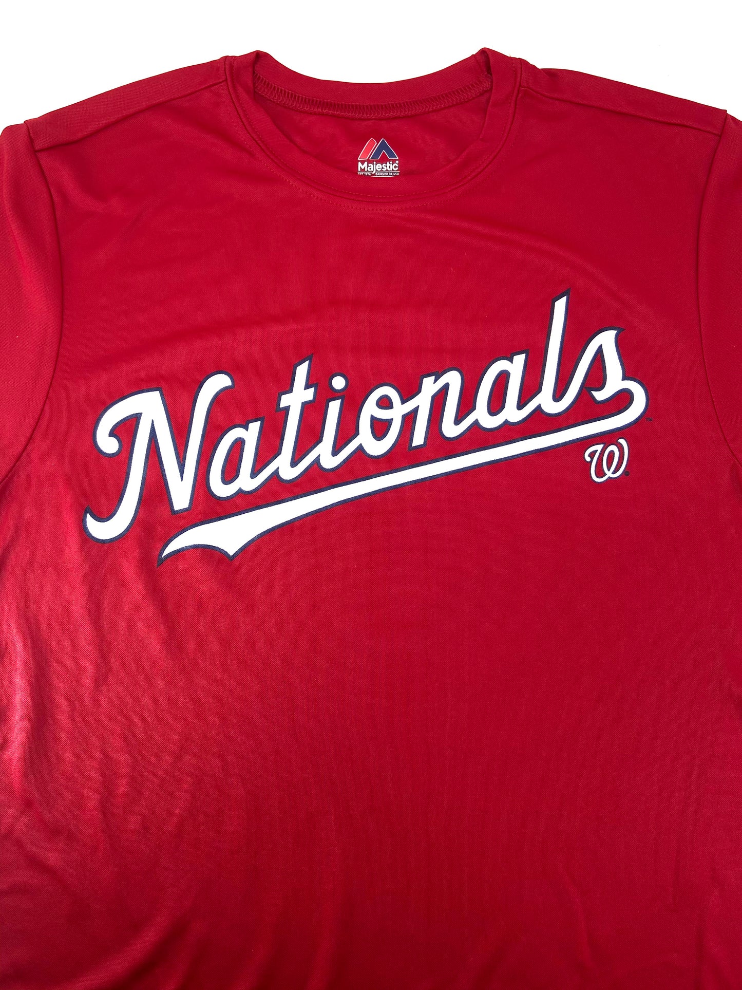 Washington Nationals 2018 MLB Youth Lg. Cool Base NOS T-Shirt