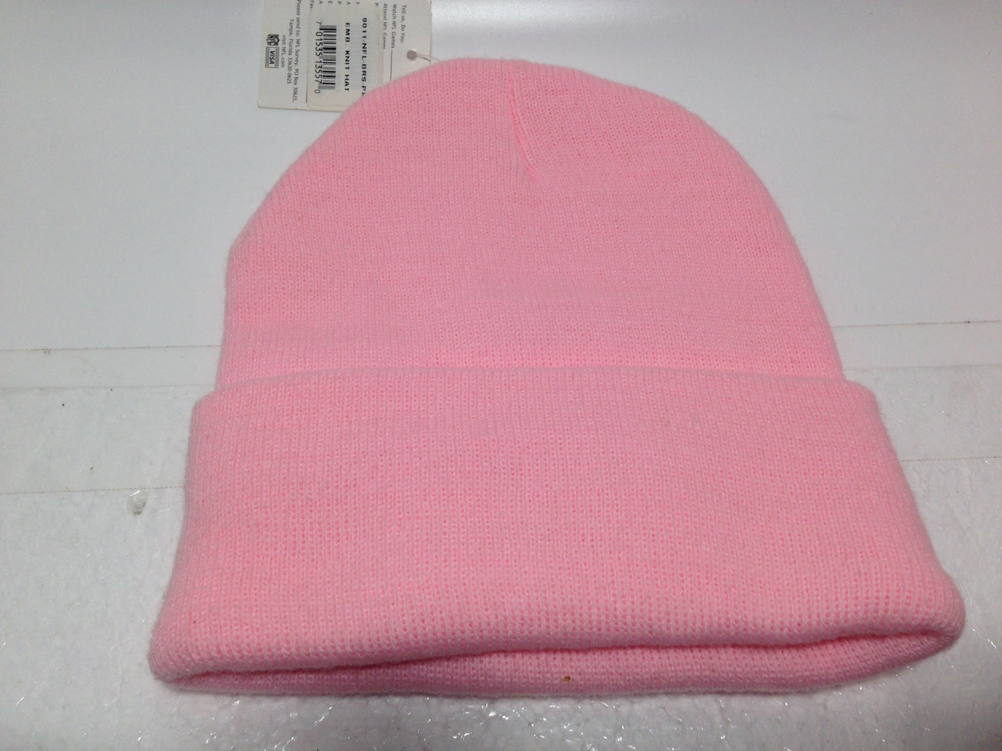Chicago Bears 2015 NFL Ladies Pink Cuffed NOS Knit Logo Hat