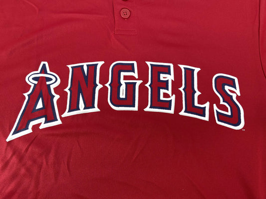Los Angeles Angels 2015 MLB Youth Lg. Cool Base Red NOS T-Shirt