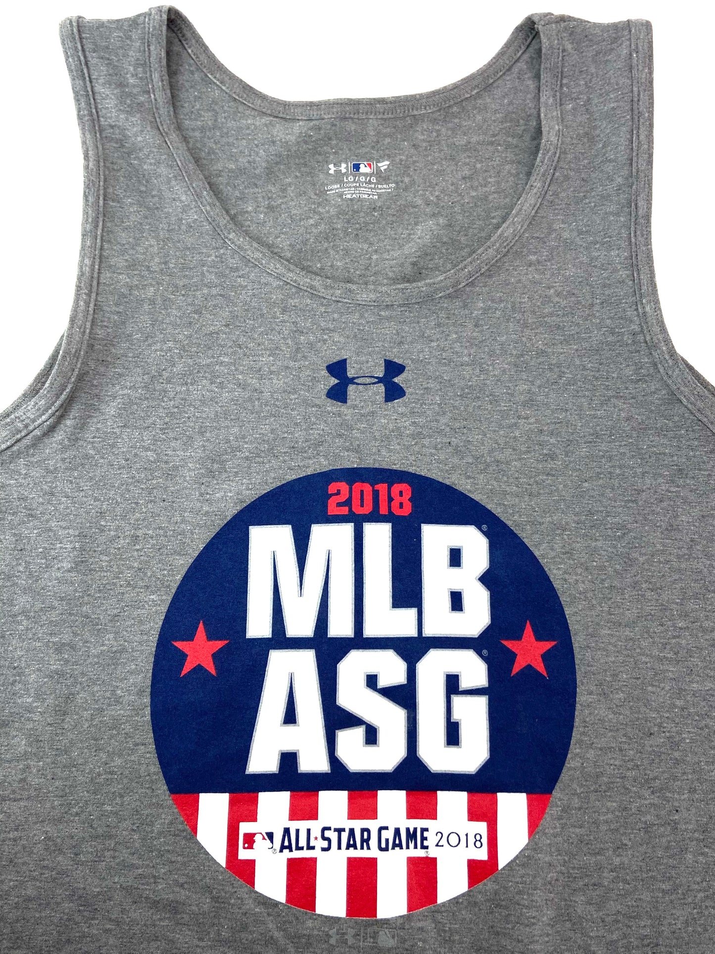 All Star Game 2018 MLB Adult Large NOS "Heatgear" Unisex Tank Top