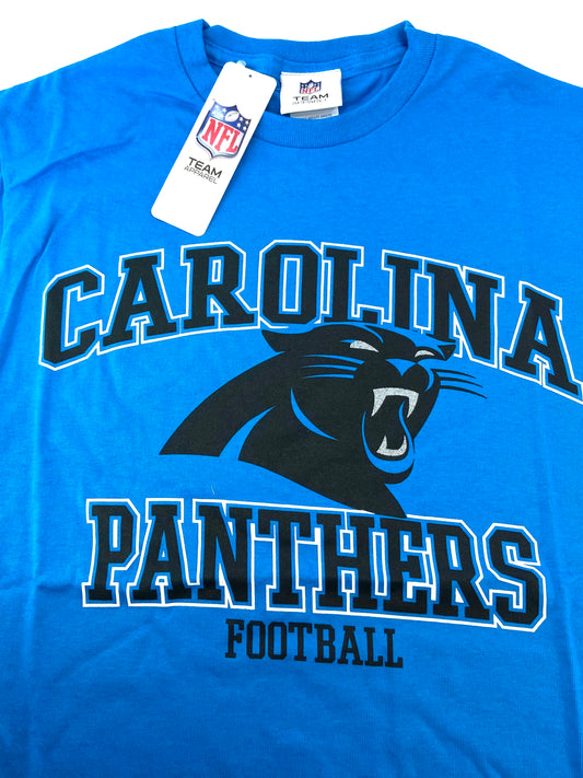 Carolina Panthers NFL "Greatness" Blue Adult NOS T-Shirt