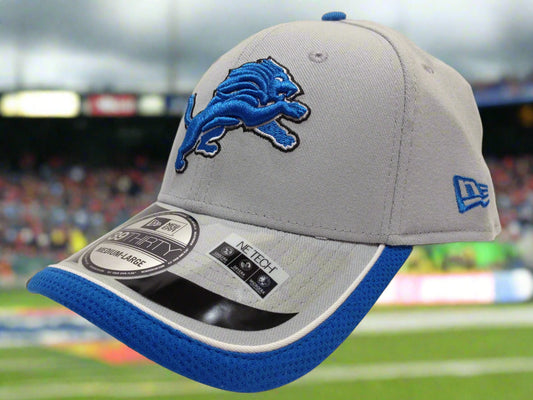 Detroit Lions NFL Team Color 2015 NE Tech Fitted NOS 39Thirty Cap