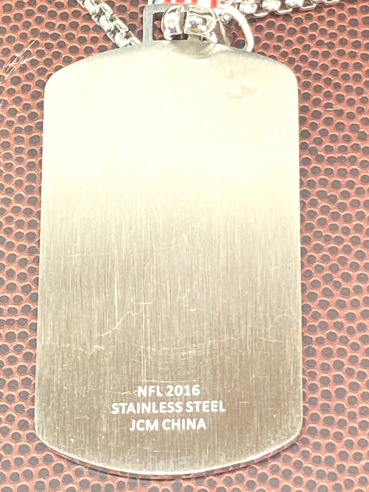 Carolina Panthers 2016 NFL Stainless Steel Dog Tag