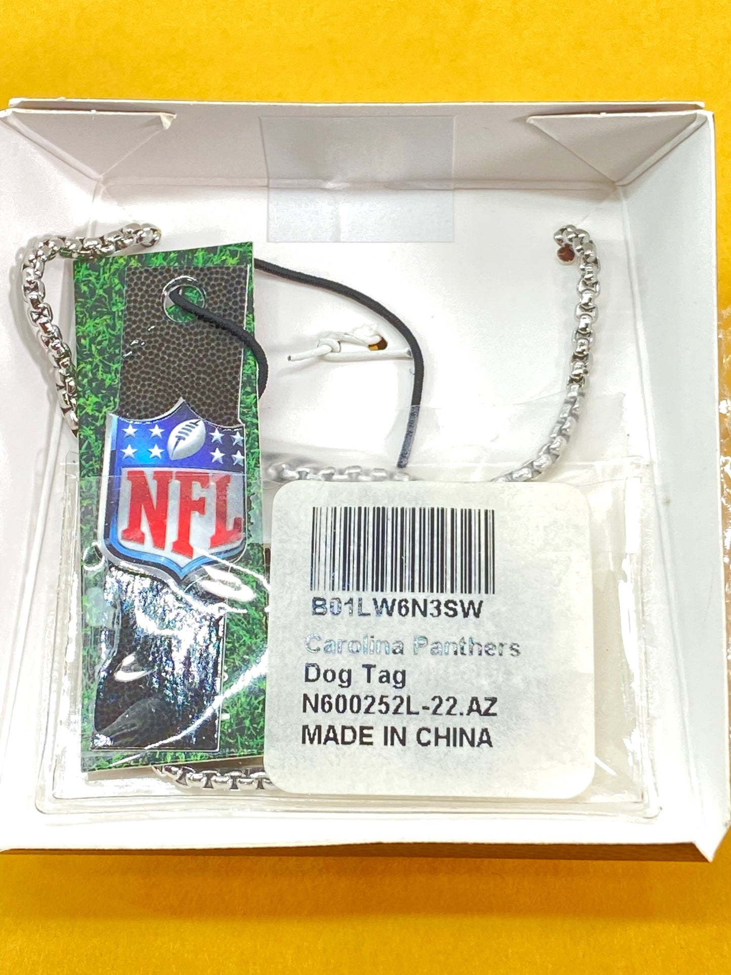 Carolina Panthers 2016 NFL Stainless Steel Dog Tag