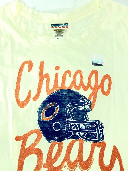Chicago Bears NFL 2012 Girls XL (12) "Glitter" Cotton NOS T-Shirt