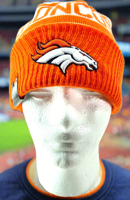 Denver Broncos NFL Biggest Fan 2.0 Knit NOS Beanie