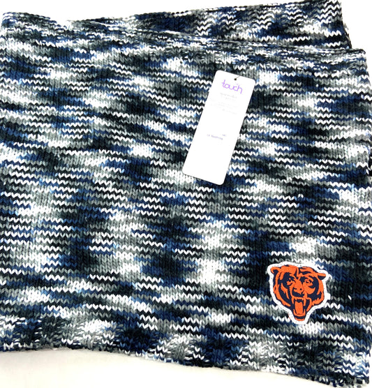 Chicago Bears NFL Infinity Space Dye Cozy Scarf