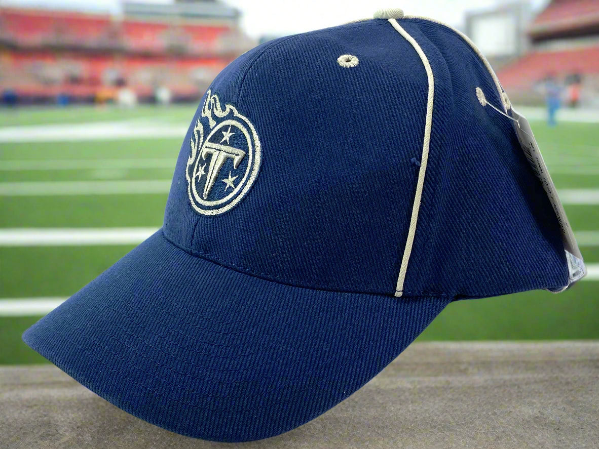 Tennessee Titans NFL Navy Logo Adjustable "Tonal" NOS Ball Cap