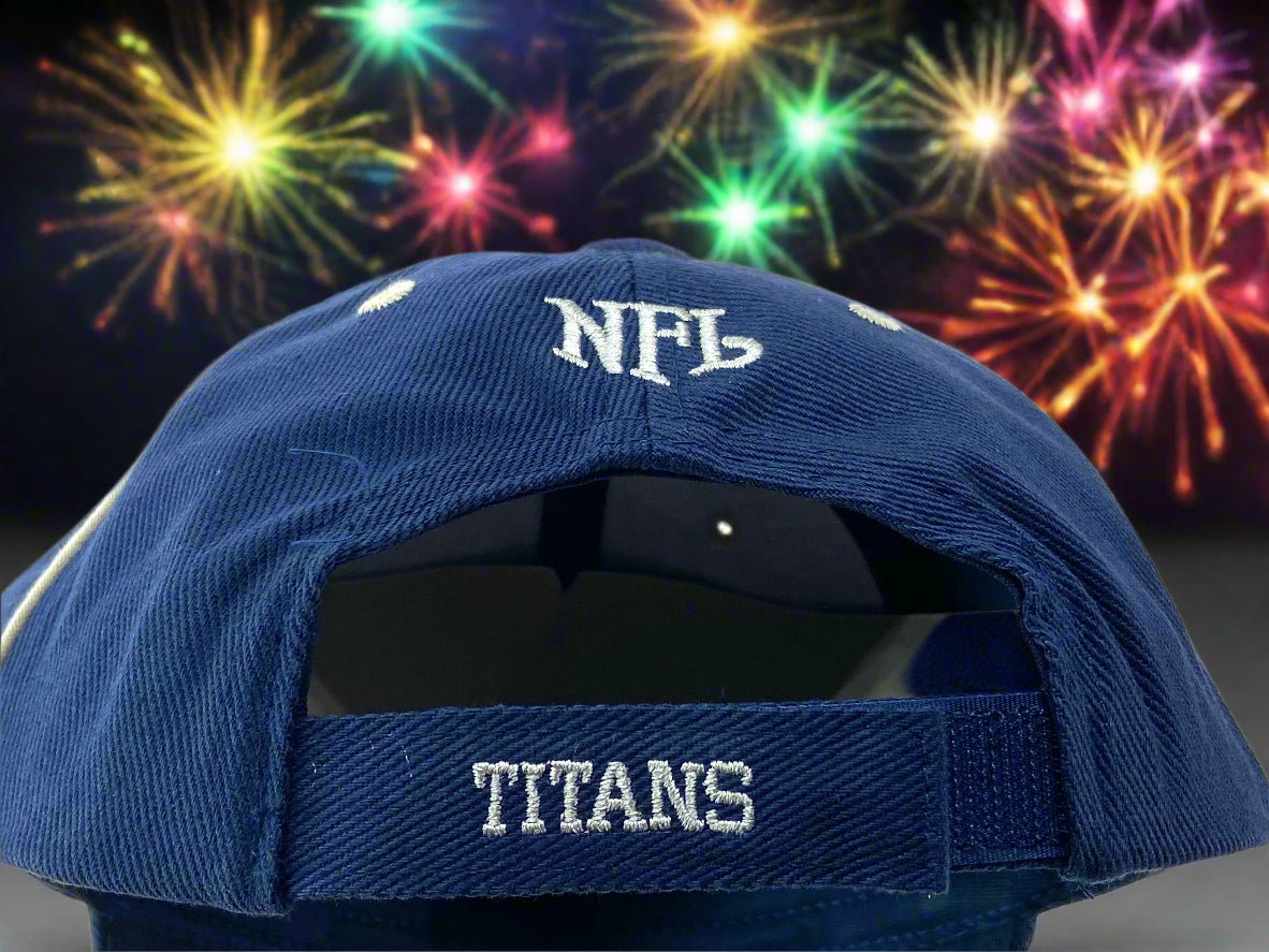 Tennessee Titans NFL Navy Logo Adjustable "Tonal" NOS Ball Cap