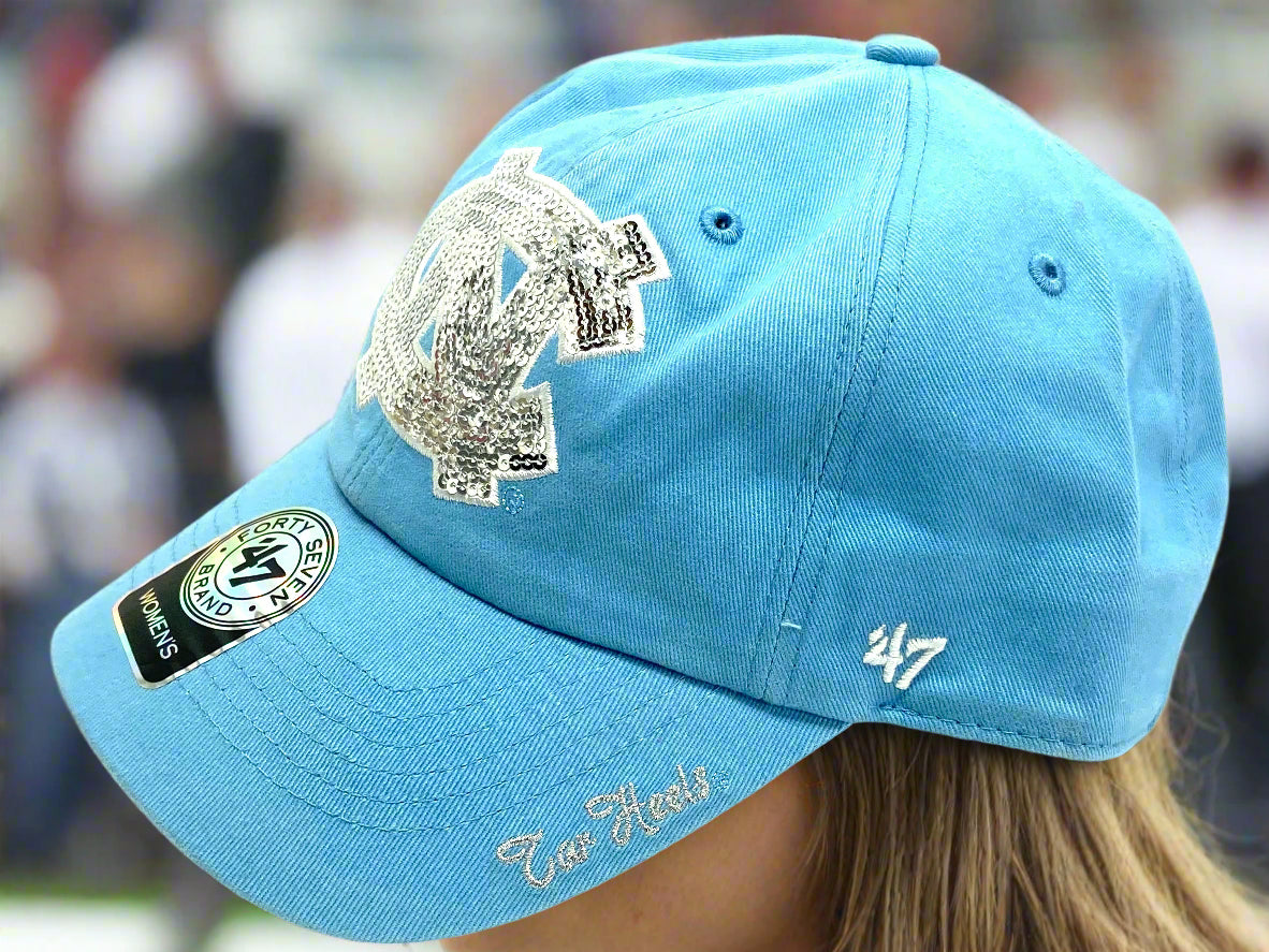 North Carolina Tarheels NCAA Women's Light Blue NOS Natalie Sparkle Hat