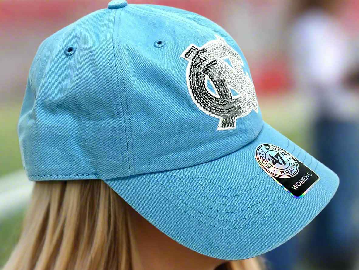 North Carolina Tarheels NCAA Women's Light Blue NOS Natalie Sparkle Hat