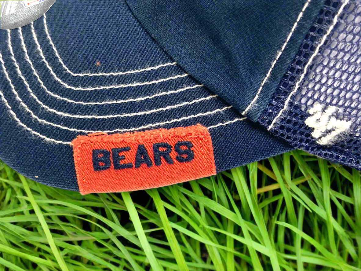 Chicago Bears NFL Navy Turner Clean-up Adjustable Mesh Snapback
