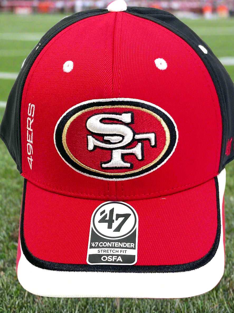San Francisco 49ers NFL Contender "Crash Line" Stretch Fit Cap