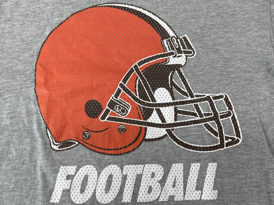 *(E1) Cleveland Browns 2015 NFL Helmet Youth M (10-12) NOS Gray T-Shirt