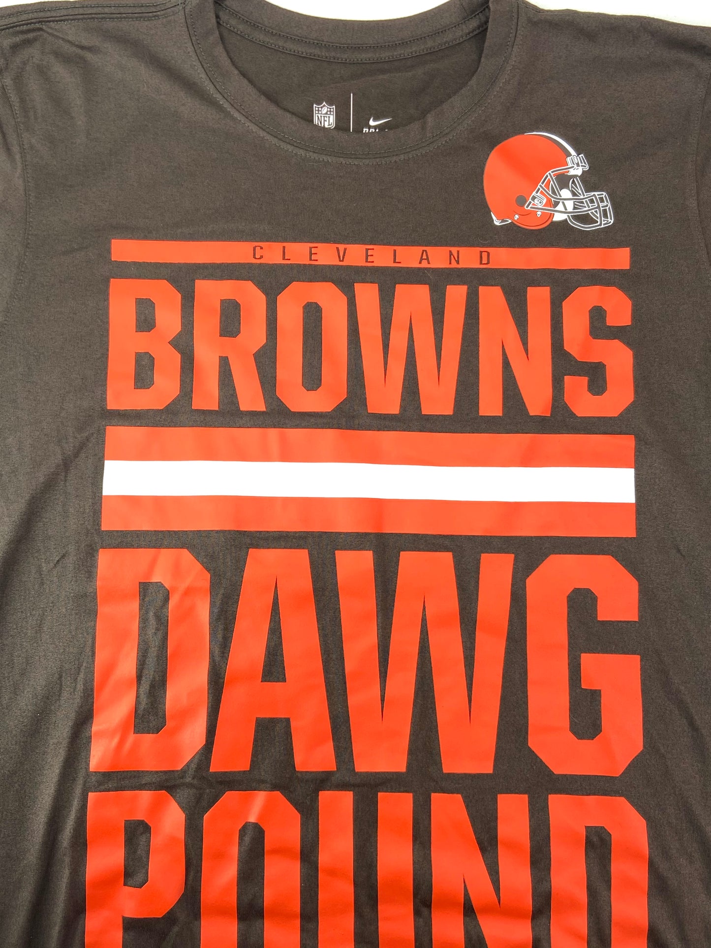Cleveland Browns 2016 NFL "Dawg Pound" Dri-Fit Adult Small NOS T-Shirt