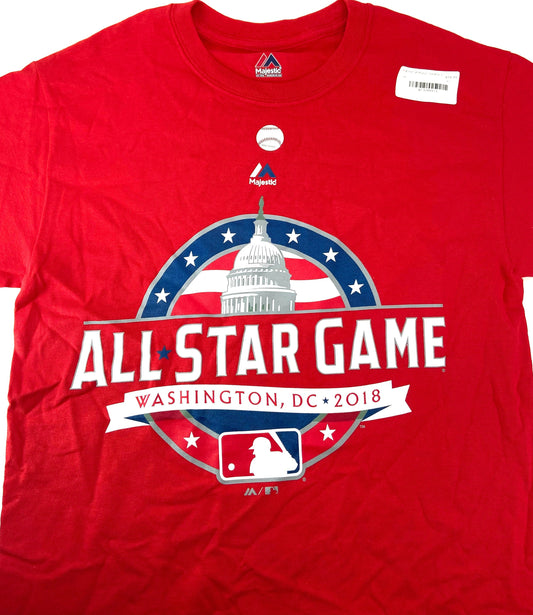 All-Star Game MLB 2018 Washington, DC Red NOS T-Shirt