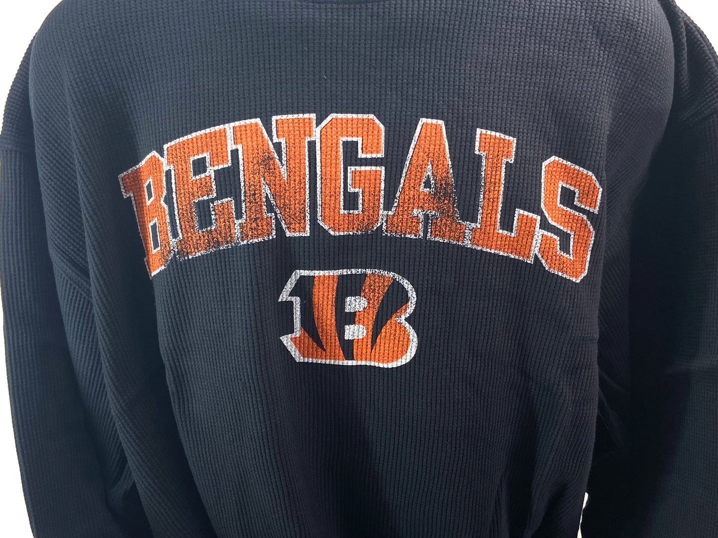Cincinnati Bengals NFL Black Thermal Shirt NOS Big and Tall